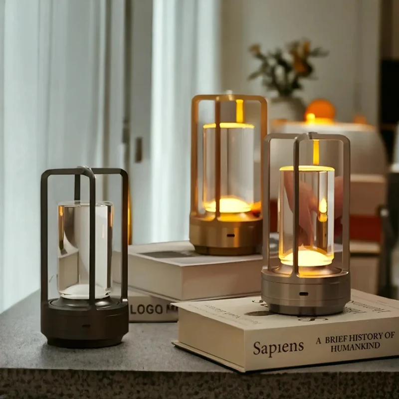 Skandinavisk trådlös LED-bordslampa - NordicaGlow | Veska