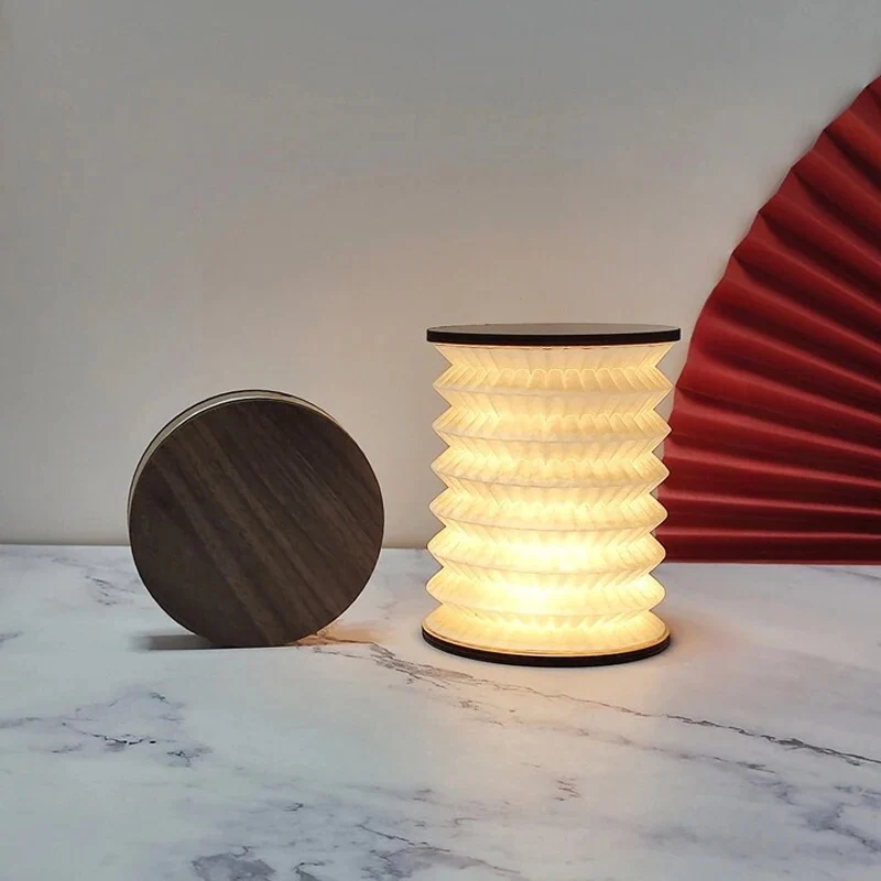 Fällbar LED skrivbordslampa med touchkontroll | Veska