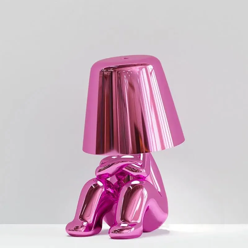 Goldie Resin Tänkarens LED Bordslampa | Veska