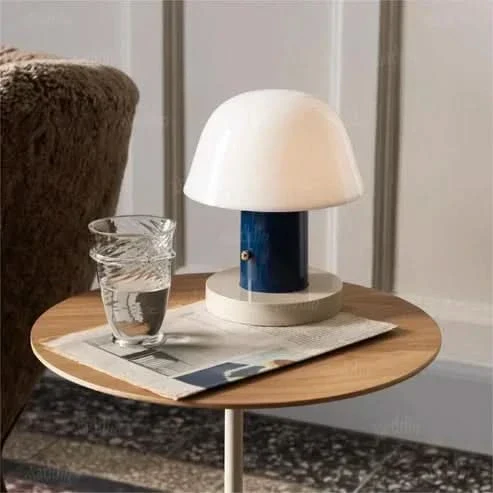 LED Svamp Touch Bordslampa – Batteridriven | Veska