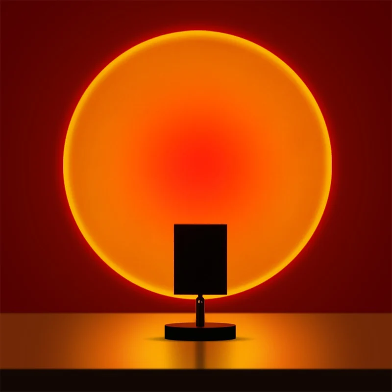 GlowBright Retro Sunset LED Bordslampa | Veska