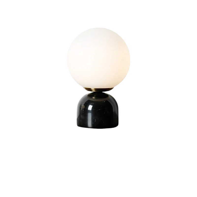 Marnor | Marmorbordslampa med Glasnyans – Skandinavisk Minimalistisk Design | Veska