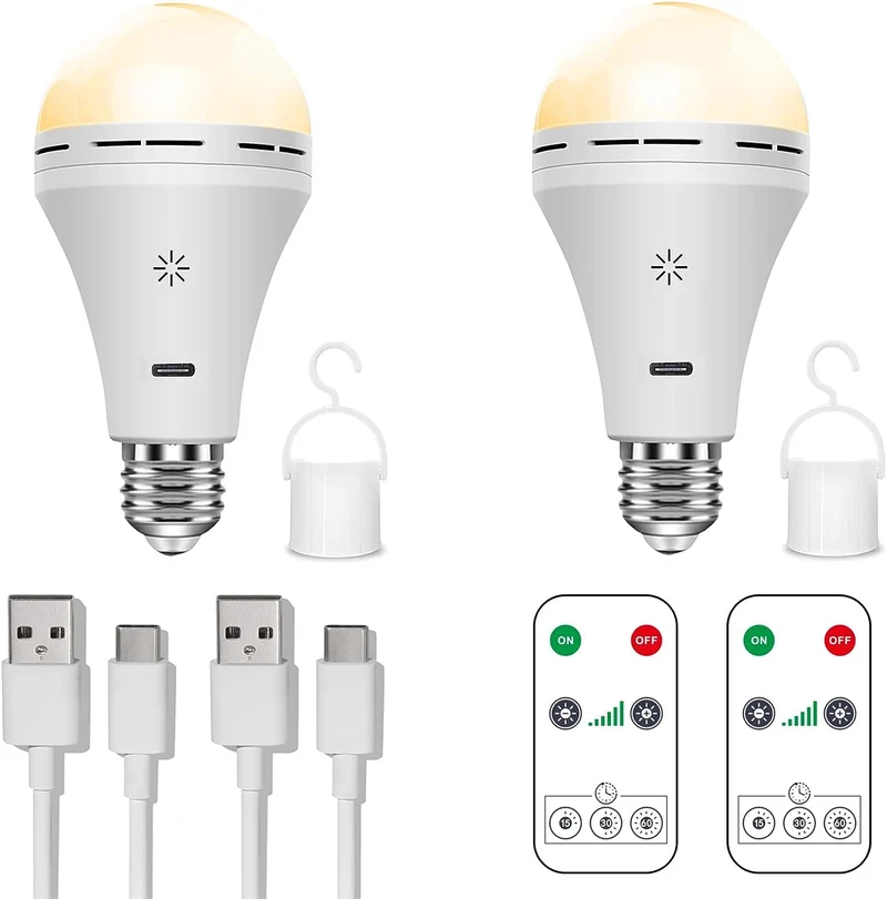 FlexiLight Uppladdningsbar LED Bordslampa – Trådlös, Dämpbar & Bärbar Inomhus Utomhusbelysning | Veska