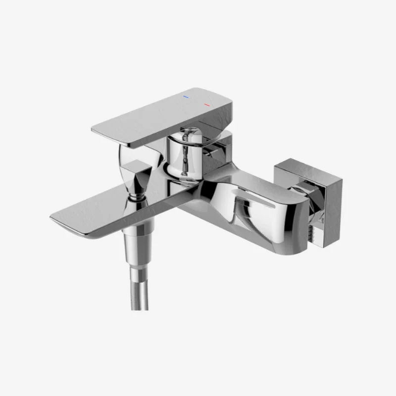 CLEA Sapphire Solid Brass Wall Mounted Bath Shower Mixer with Shower Set 200 x 200 x 103 mm