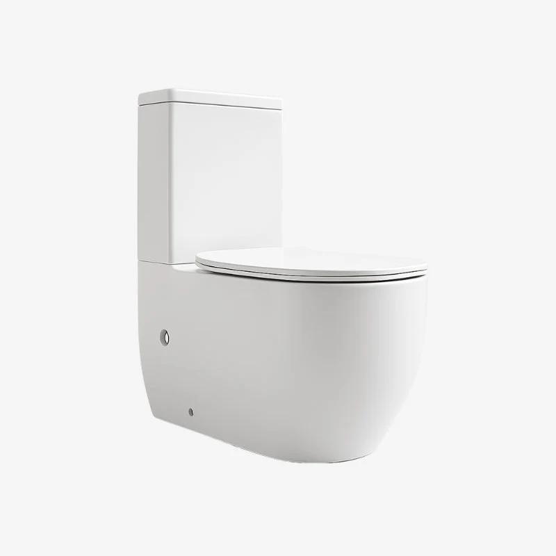 CLEA Sapphire White Ceramic Closed-Coupled Water Closet Set P-Trap 680 x 360 x 830 mm