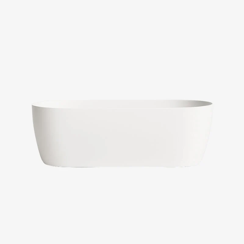 CLEA Elias Acrylic Freestanding Bathtub White with Overflow & Pop-Up Waste 1700 x 780 x 580 mm