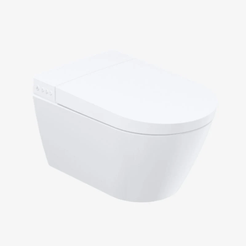 CLEA White Smart Wall Hung Water Closet with Dual Flush P-Trap 102 mm x 212 mm
