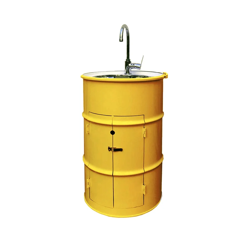 Sink with Cabinet SINK Yellow by Francesca Cutini for Barrel12