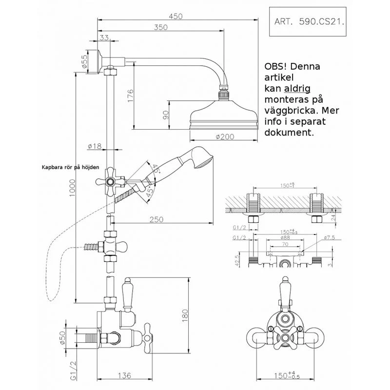 Duschset Croisette 590