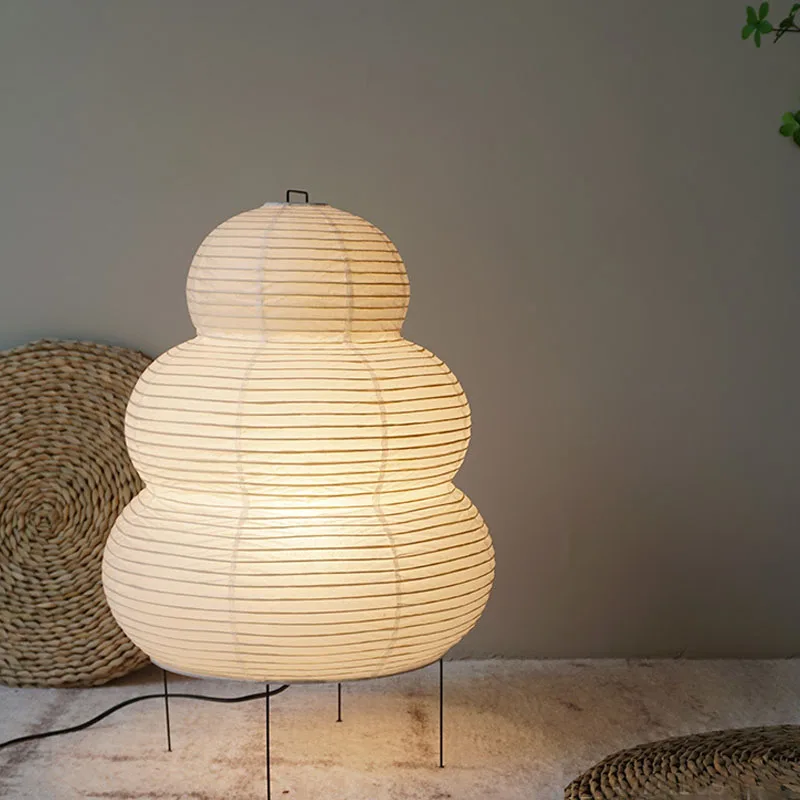 Rispapper bordslampa för kontor och vardagsrum - Justerbart, varmt ljus för stilfull inomhusbelysning | Veska
