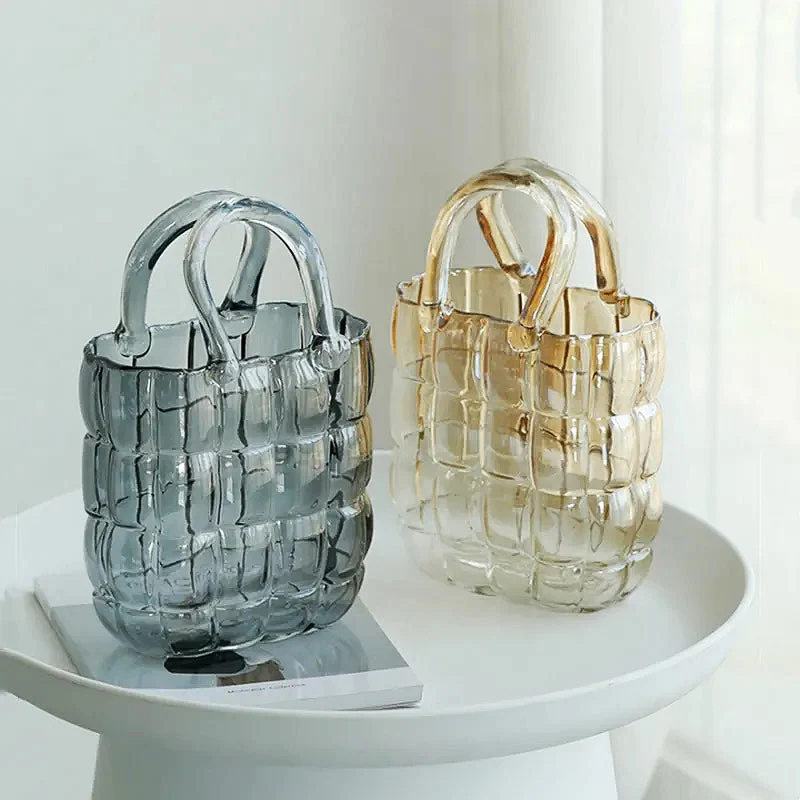 Glass Bag Vase | Veska