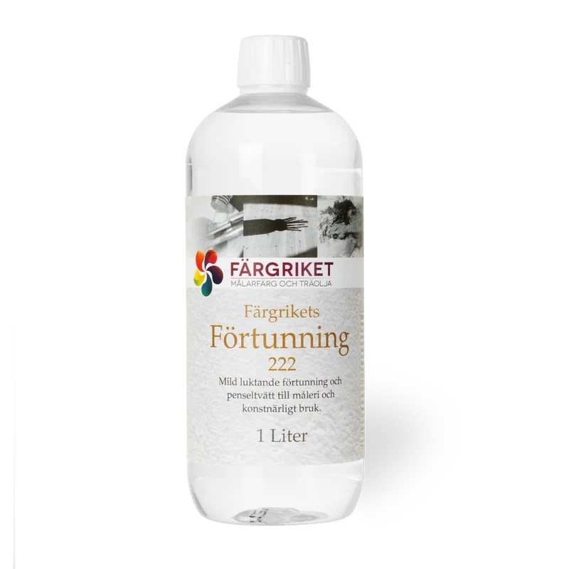 Förtunning för linoljefärg Färgrikets 1 L (ersätter balsamterpentin)