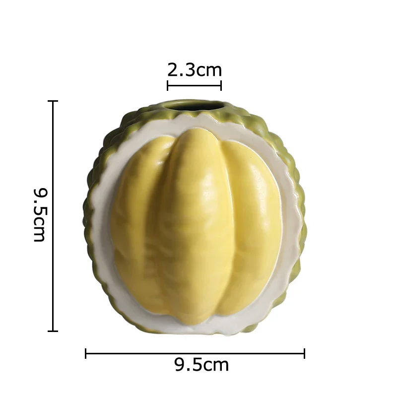 Durian-formad keramikvas | Veska