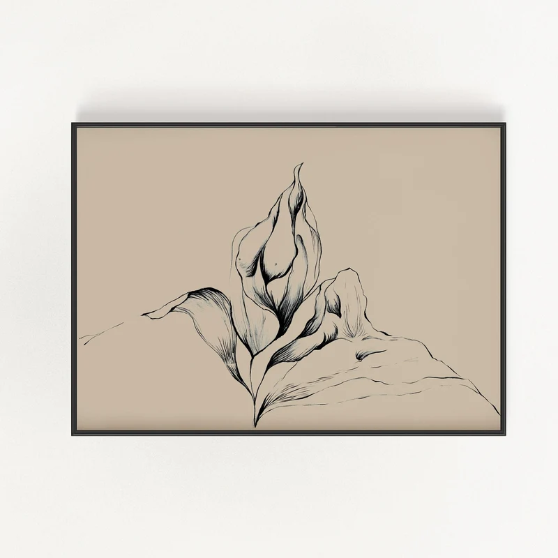 Floral Body Wall Art | Veska