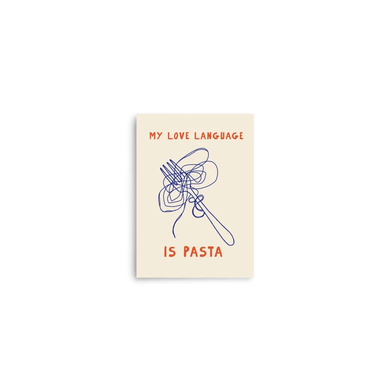 Min kärleksspråk är pasta | Veska