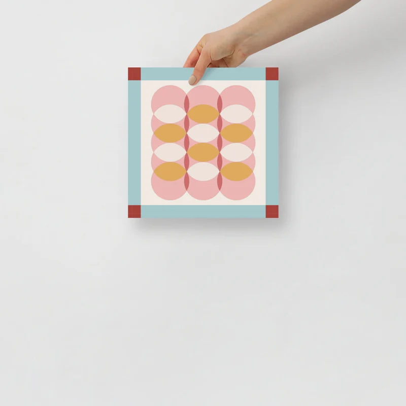 Dots I Rutan Väggkonst | Veska