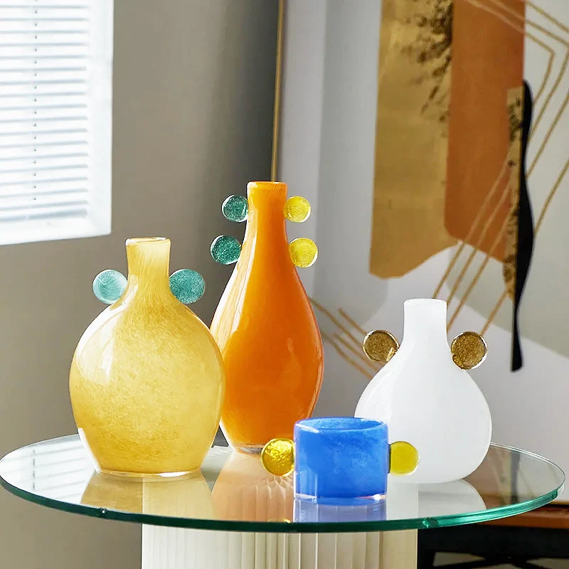 Färgad Globe Handtag Glasburk Vaskollektion | Veska