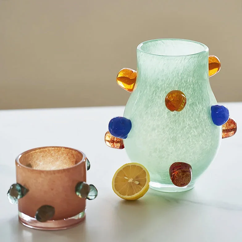 Polka Globe Glass Vase Collection | Veska