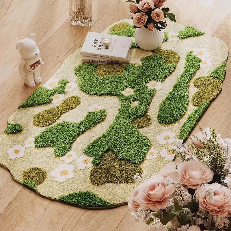 Long Tufting Moss Sovrum Matta | Veska