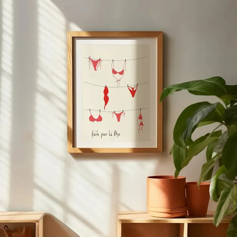Bikini Väggkonst | Veska