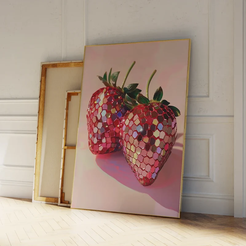 Disco Strawberry Vägghängning | Veska