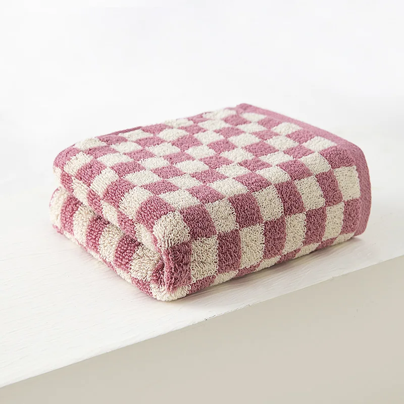 Grids Cotton Face Towel | Veska