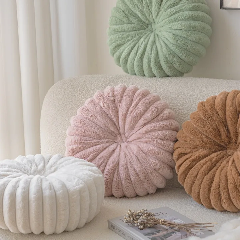 Fluffy Pastell Pumpa Kudde | Veska
