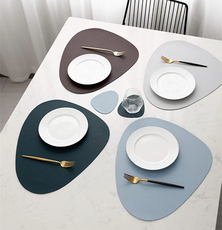 10 Färger Triangulär Placemat Set | Veska