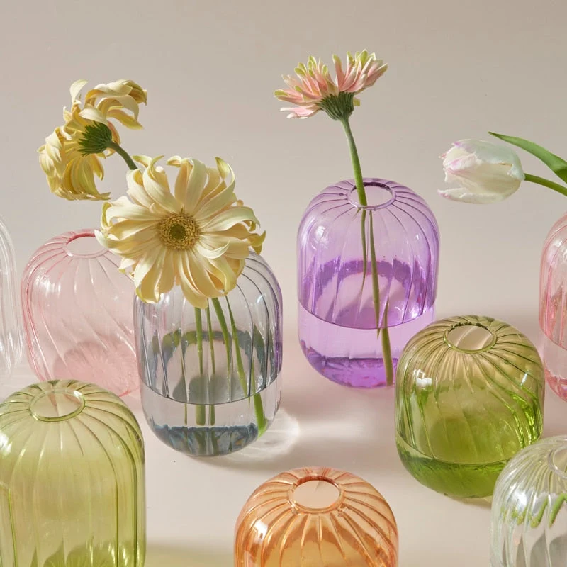Färgglad Glas Glob Vaso | Veska