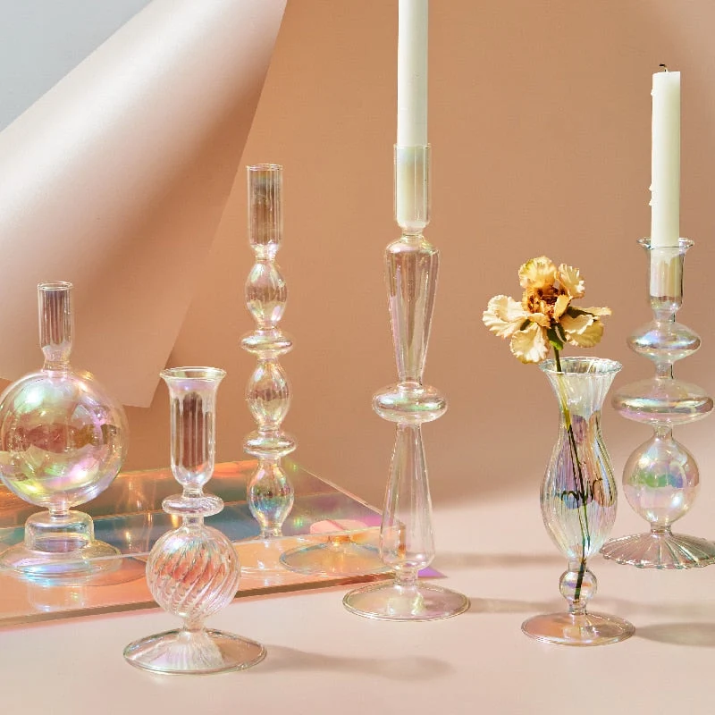Pearly Glass - Ljushållare | Veska