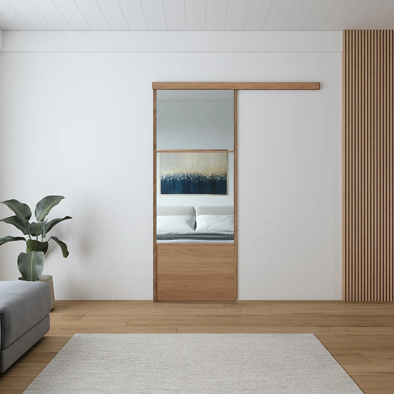 Oak Collection liukuovi kiinteällä alaosalla