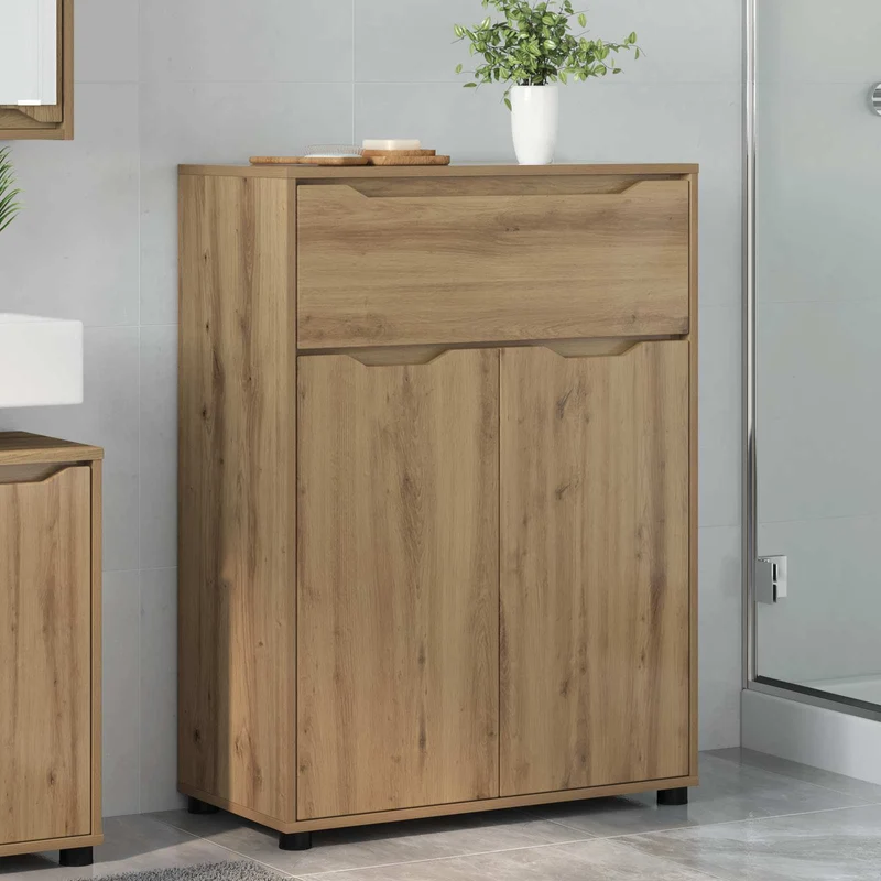 Badrumsskåp Artisan Ek 72,5 x 36,5 x 100 cm Konstruerat trä