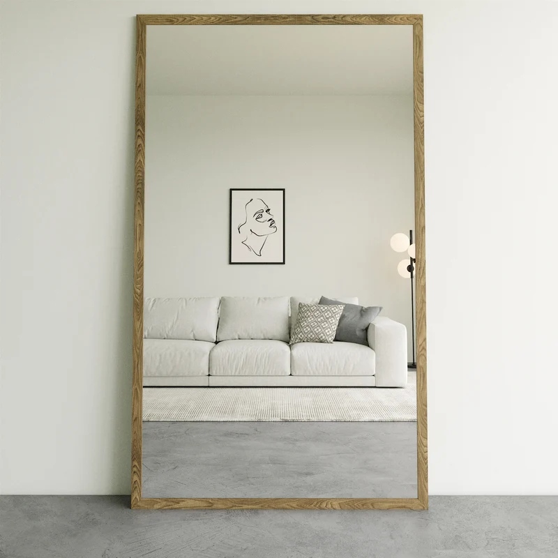 Puukehyksinen peili M (110x210 cm)
