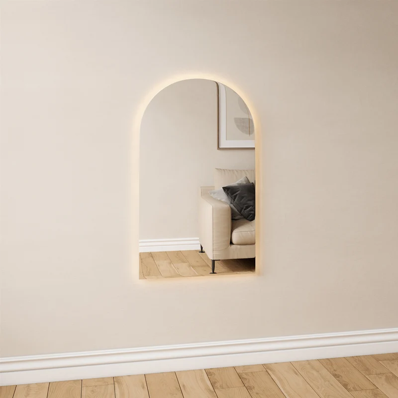 Kaari-peili LED-valoilla (60x100 cm)