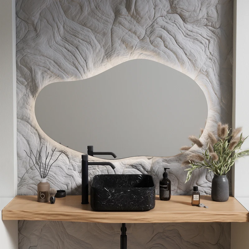 Hiekka-valopeili (70x120 cm)
