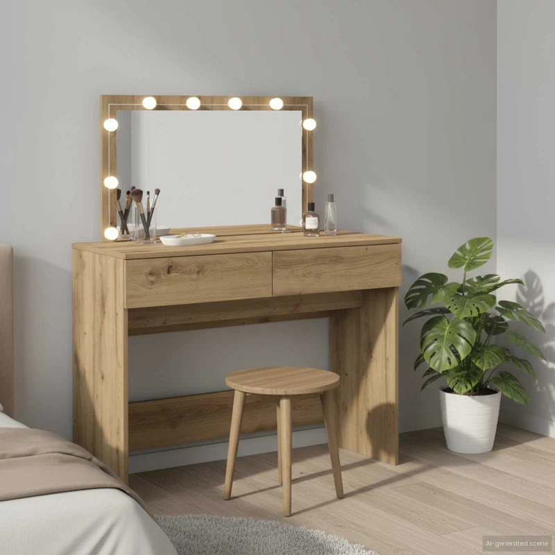 Smyckebord Artisan Ek 100 x 40 x 120 cm Konstruerat trä