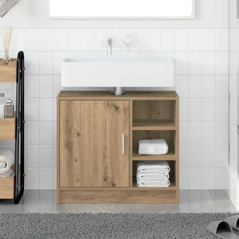 Badrumsskåp Artisan Ek 63 x 29 x 55 cm Konstruerat trä
