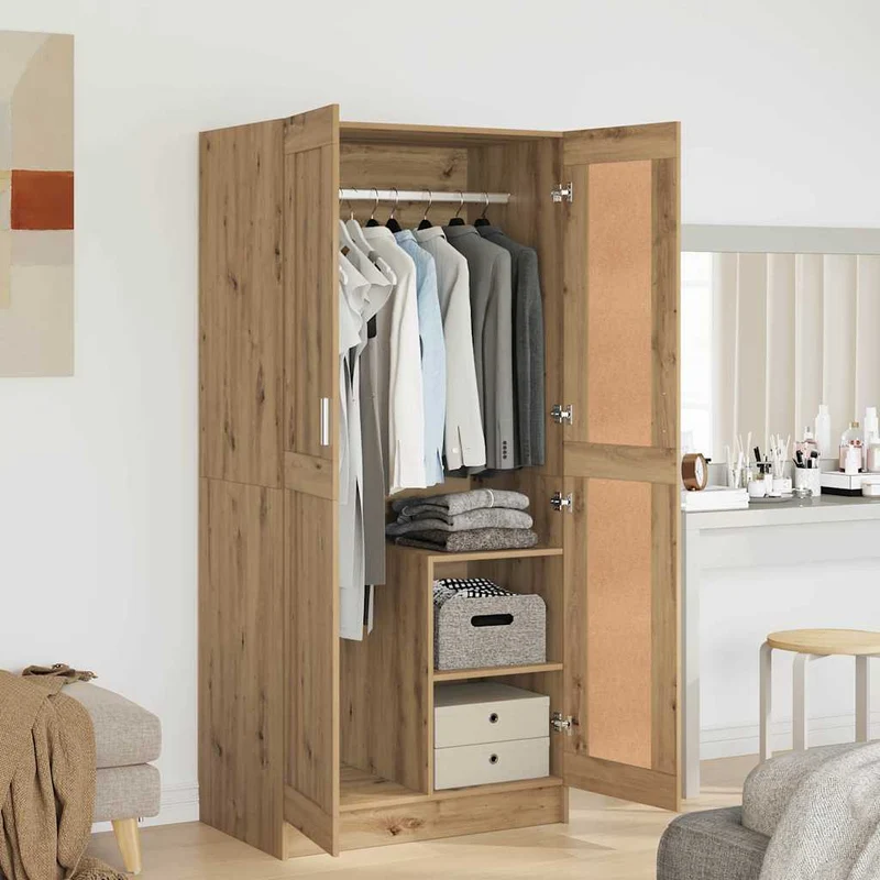 Garderob Artisan Ek 82,5 x 51,5 x 180 cm Konstruerat trä