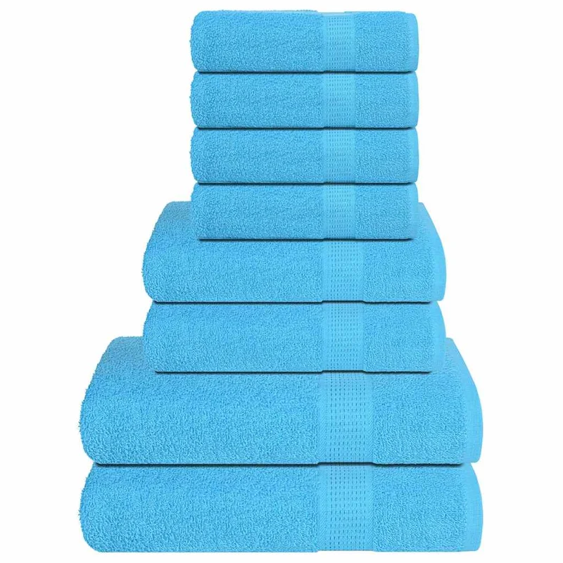 8-delat handduksset FROGN turkos 360 gsm