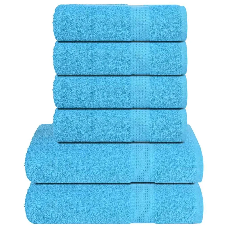 6-delat handduksset FROGN turkos 360 gsm