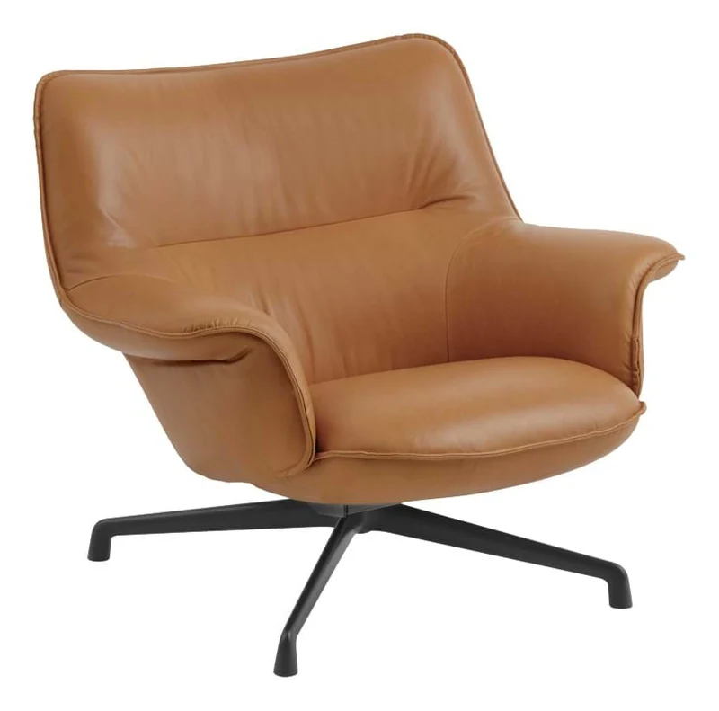 Doze Lounge Chair Low Back Swivel Base