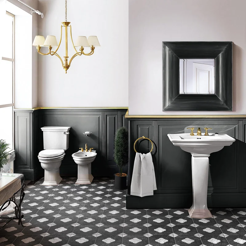 Klinker Decor Florencia Night Matt 22,3x22,3