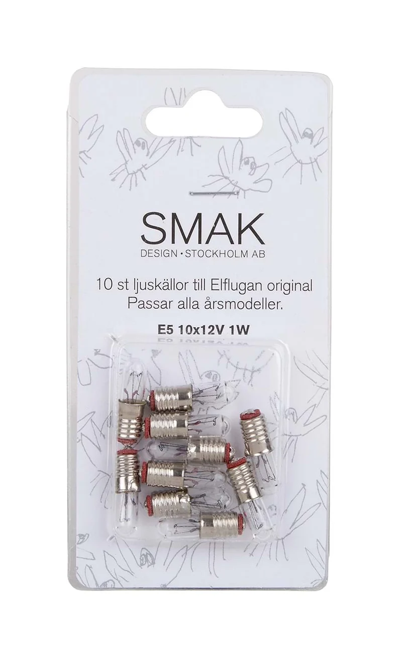 Elflugan Glödlampa 10-Pack