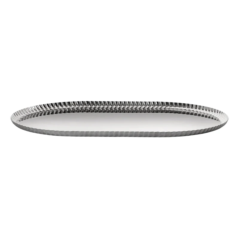Pleats Bricka Oval
