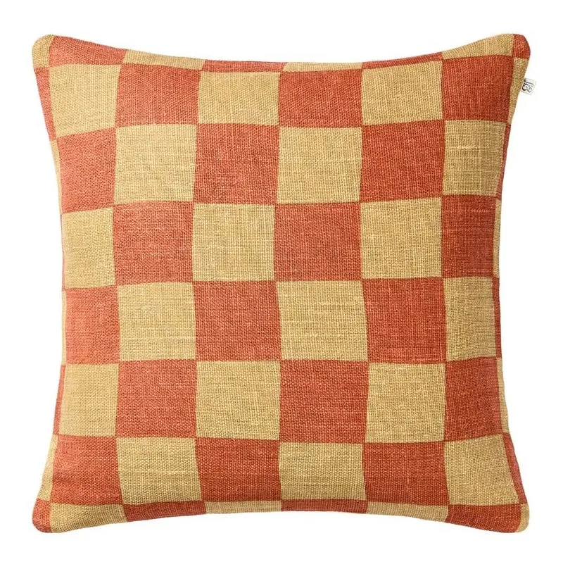 Buffalo Check Linen Cushion Cover 50x50
