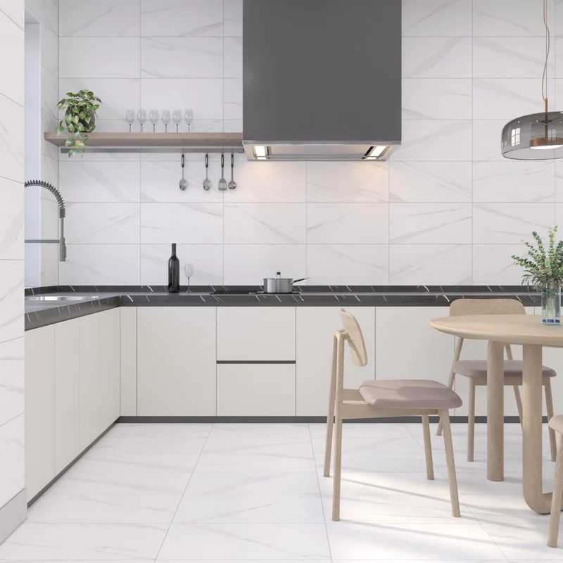 Paketpris! 4,32 m² Klinker Statuary Vit Matt Marmor 30x60 (249:-/m²)