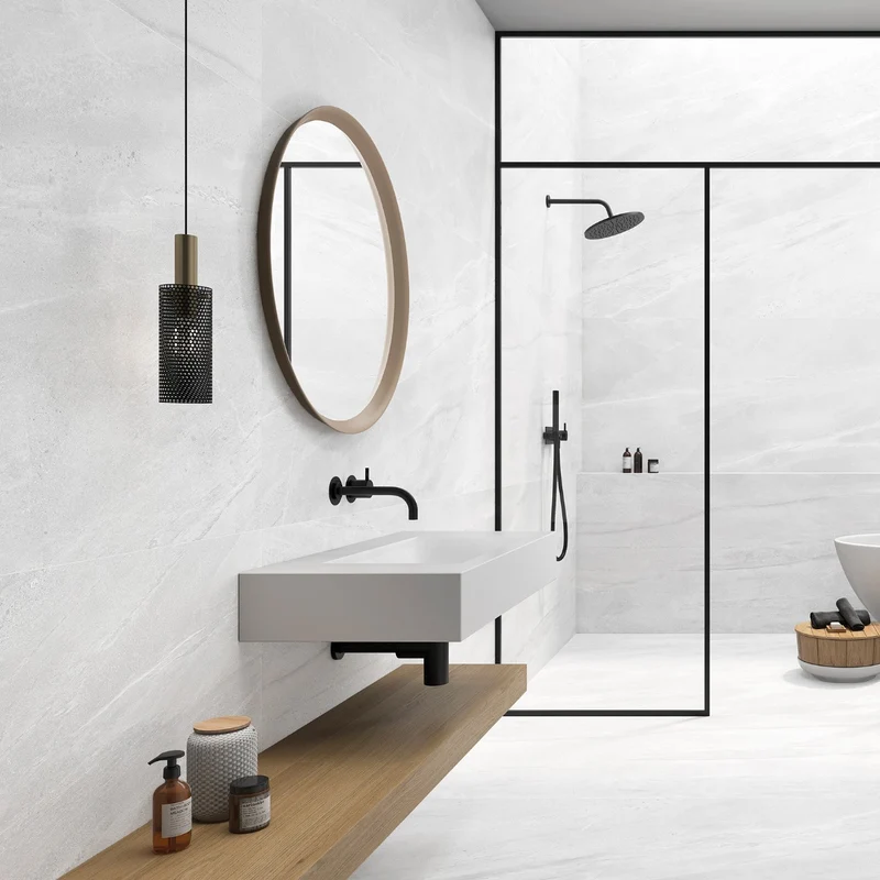 Paketpris! 7,2 m² Klinker Lavica Blanco Marmor Matt 60x60 (249:-/m²)