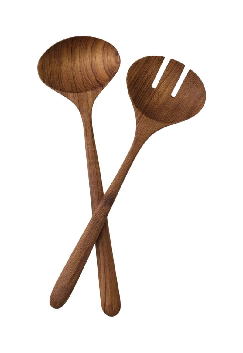 Teak Salad Set
