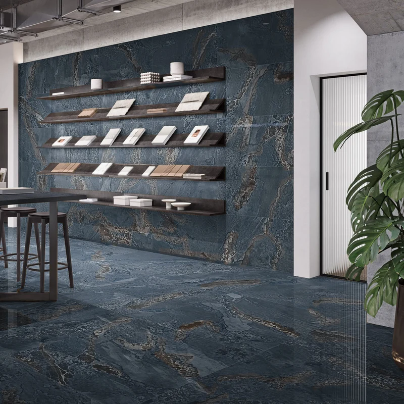 Klinker Planet Blue Metal Shine 60x120