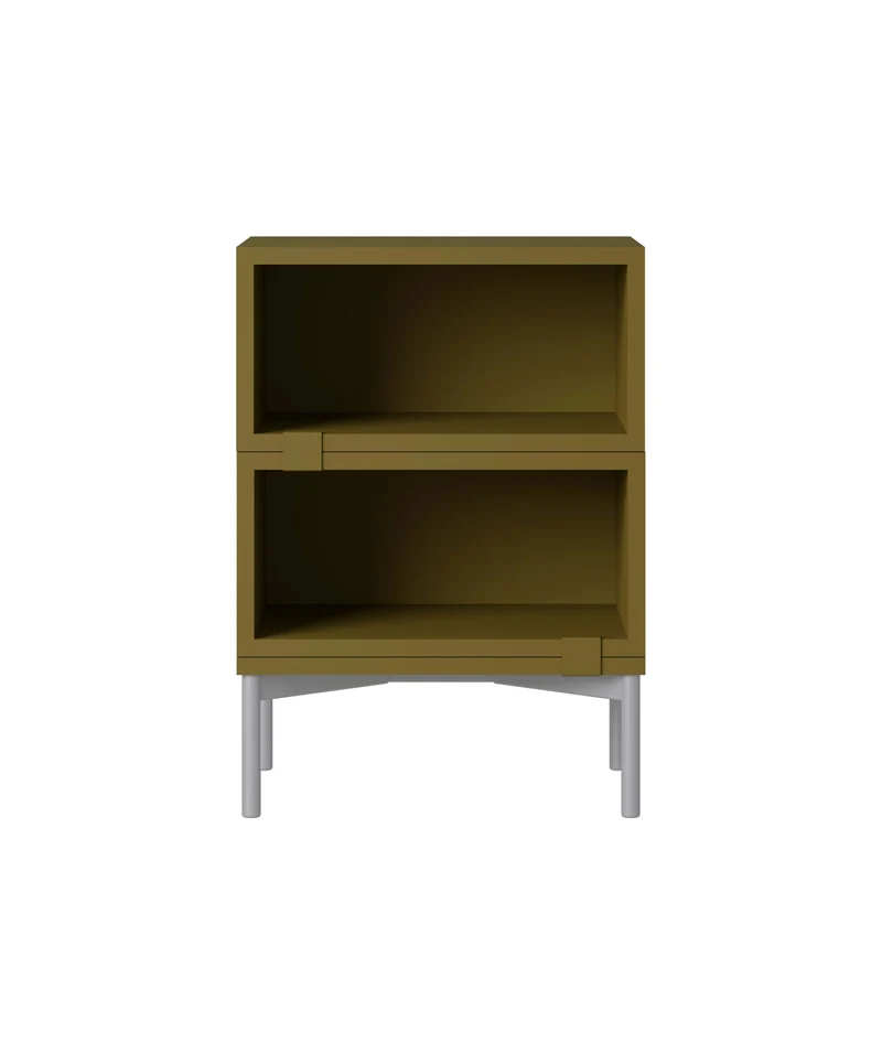 Stacked Storage System Bedside Table Configuration 1